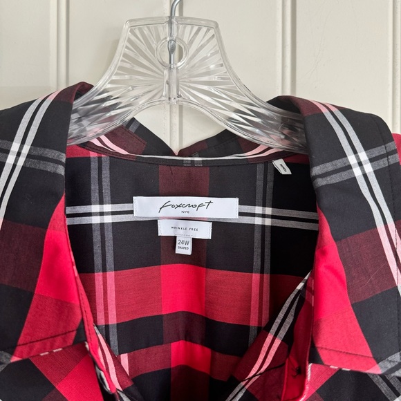 Foxcroft Tartan Blouse - Picture 5 of 8